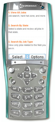 mobile job search site