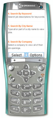 mobile job search by keyword company name city